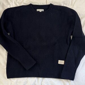 Men's Navy Crewneck Sweater - Unknown Brand